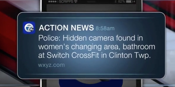 Hidden Camera Found in Female Bathroom at Switch CrossFit